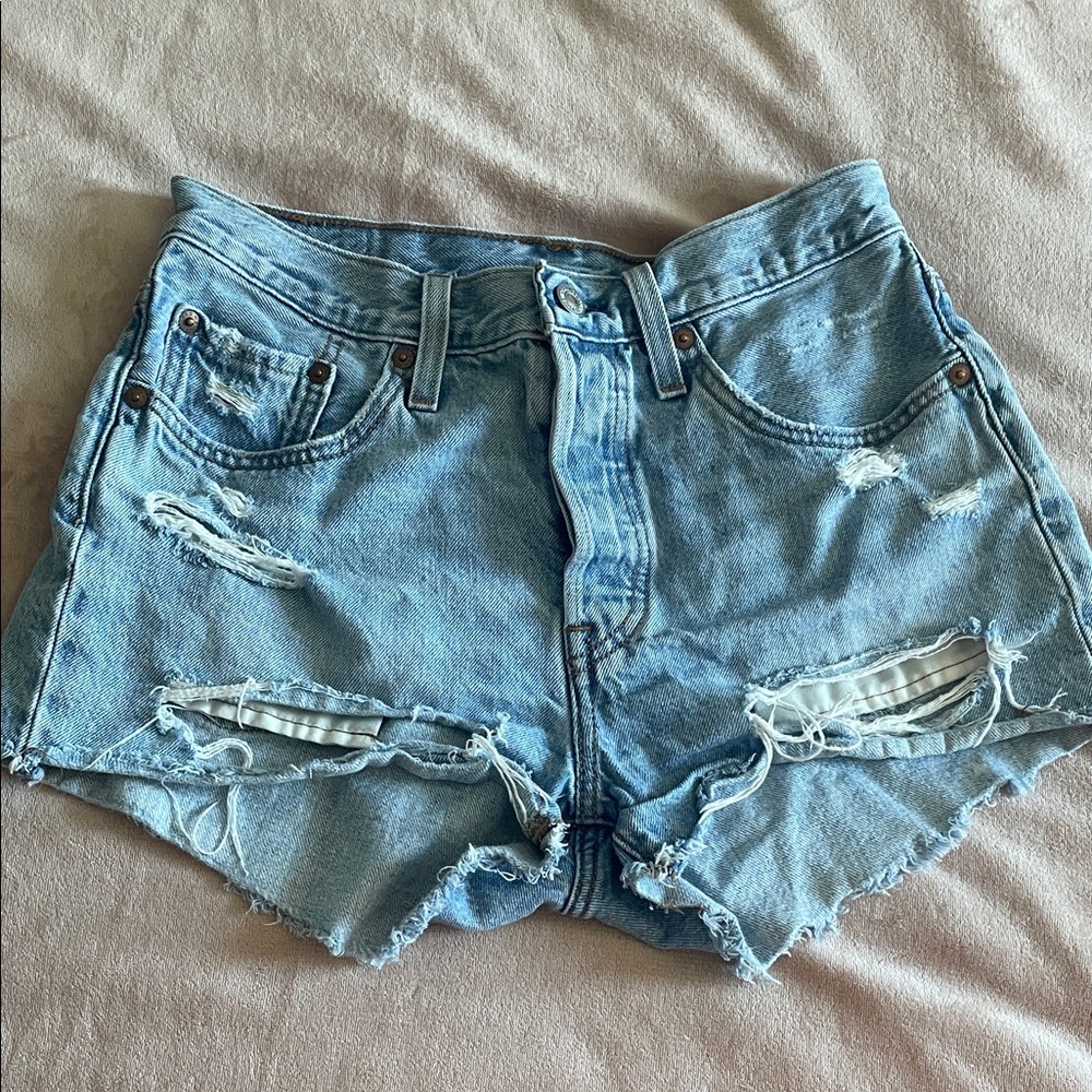 Levi 501 High Waisted Shorts